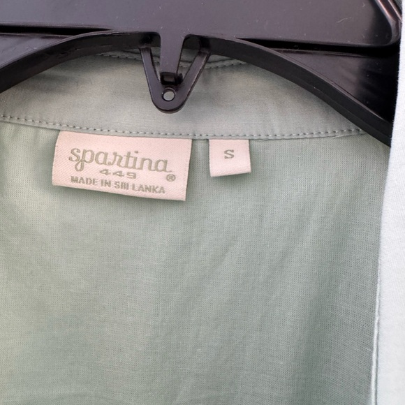 Spartina 449 Green Buttoned Tie Front Maxi Dress - Picture 6 of 15